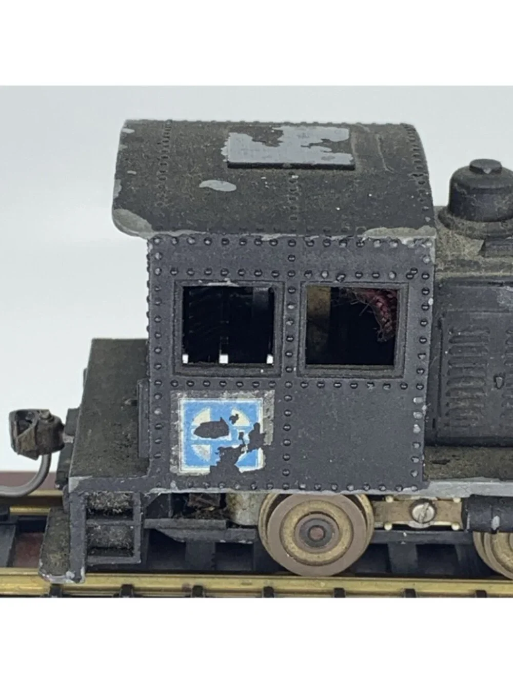 Vintage Penn Line Whitcomb D-2 Midget HO 0-4-0 Diesel Switcher ATSF Santa Fe